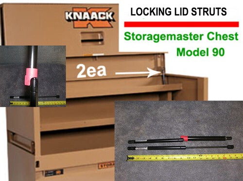 Safety locking strut shock - ,