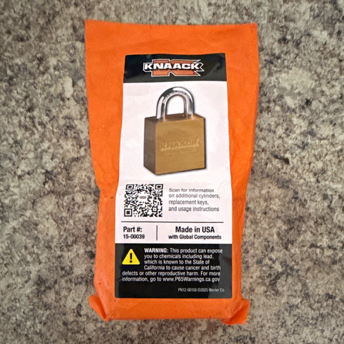 Knaack brass rekeyable keyed - knaack,